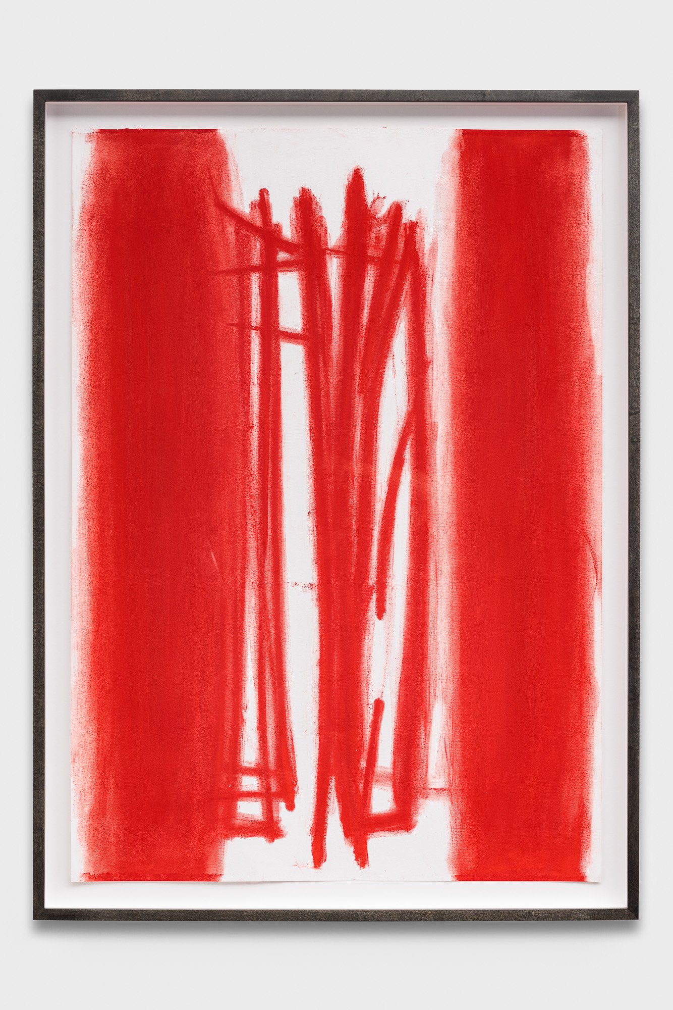 Lena HenkeUntitled, 2024Pastel on paper in artist’s frame92 x 67 cm (framed)