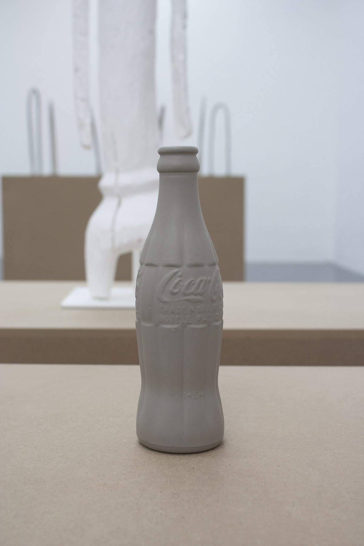 Gaylen GerberSupport n.d.Oil paint on Coca-Cola contour bottle (SALEM DEPOT, N.H.), United States, glass, 20th century20 x 6.5 cm