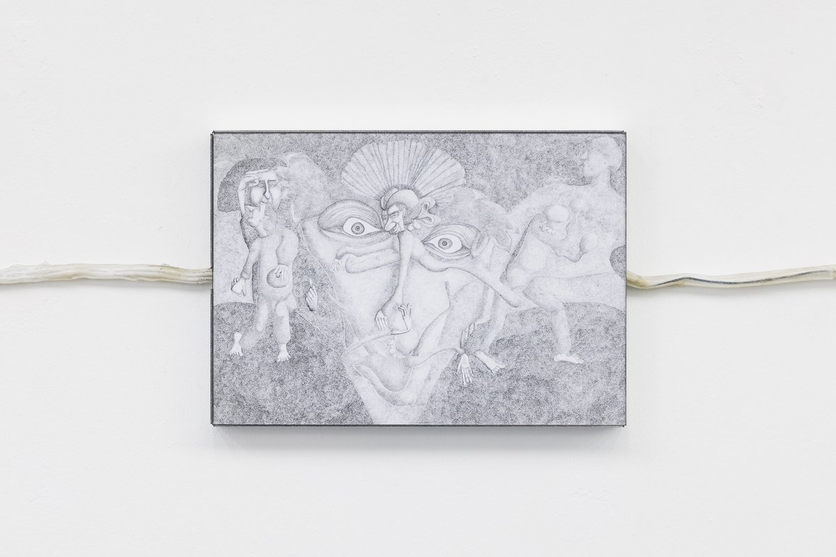 Niklas LichtiThe Shadow Licker, 2022Pencil on Paper, Artist Frame21,4 x 30 cm (framed)