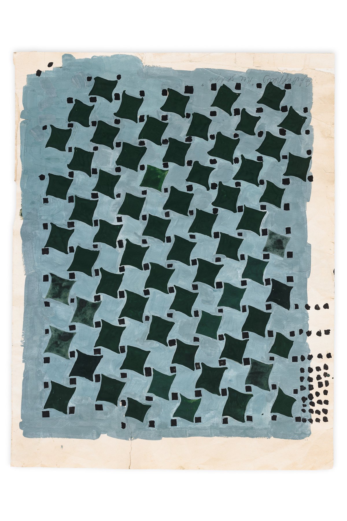 Anna AndreevaThe Grid, 1977 (recto)Gouache on paper59.5 x 46 cm