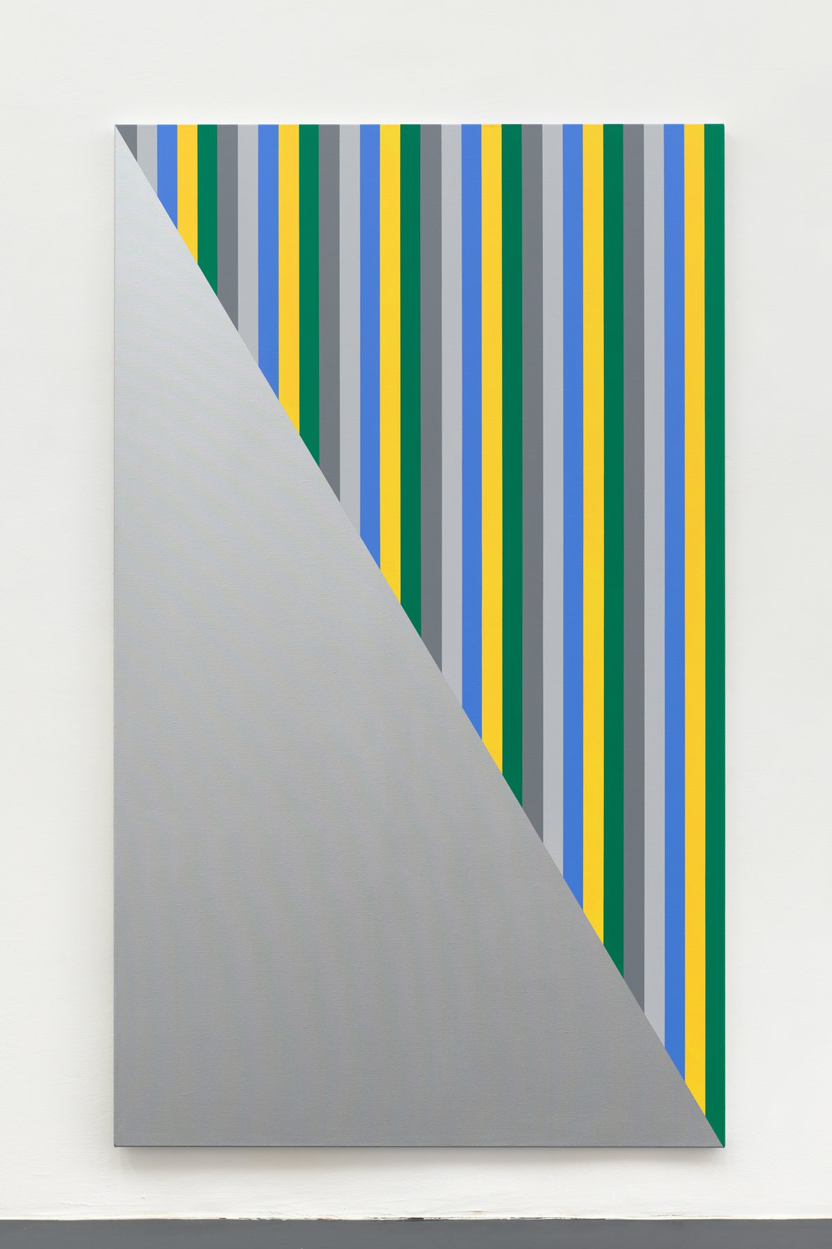 Nick OberthalerO.T. (Map), 2019Acrylic and gesso on linen200 x 120 cm