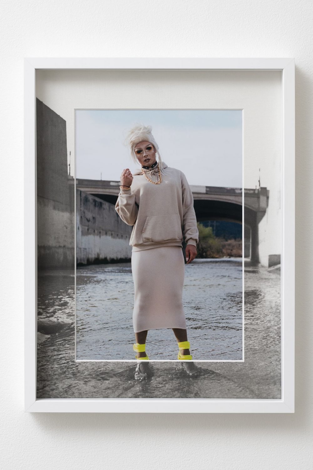 Philipp TimischToo blessed to be stressed, too broke to be bothered. (L.A. RIVER), 2019C-print, framed with custom passepartout43 x 32 cm