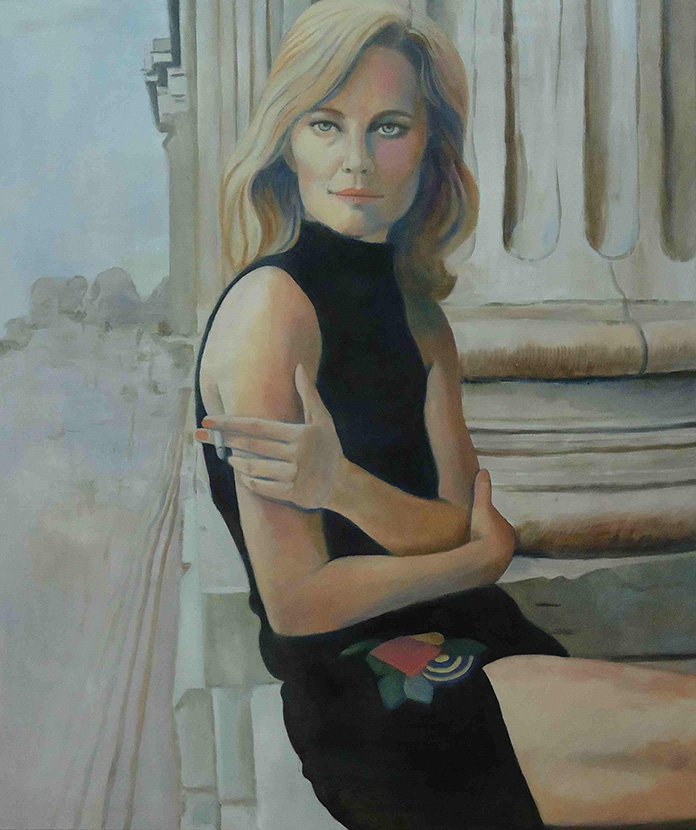 Birgit MegerleGaze II, 2015Oil on canvas130 x 110 cm