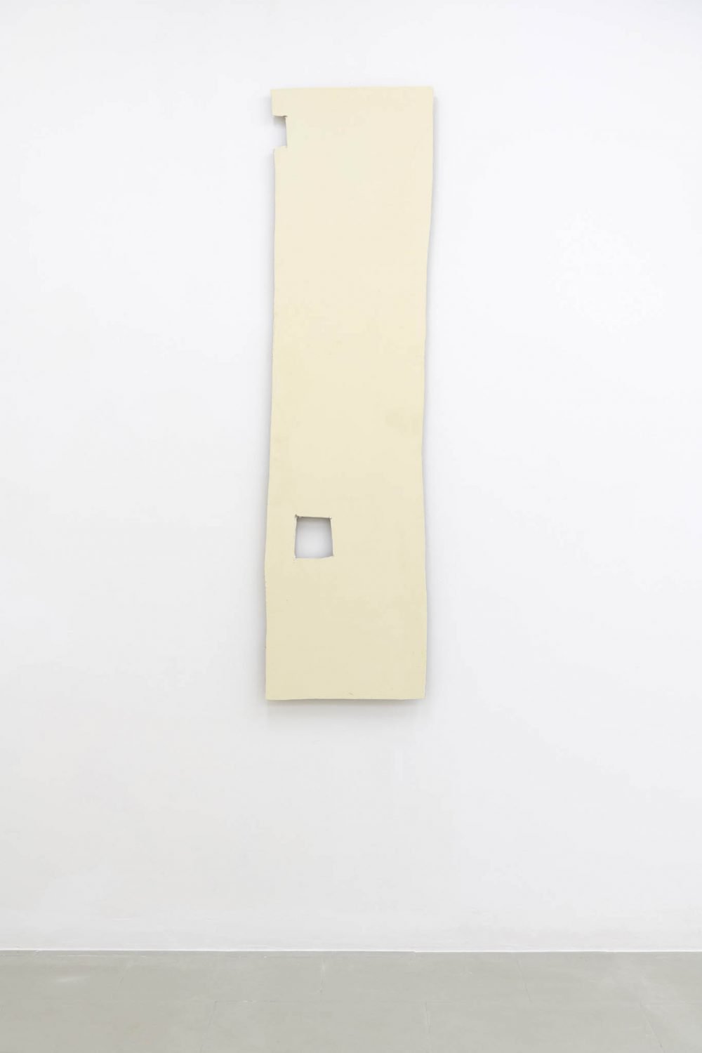 Plamen DejanoffUntitled (Palais Slav), 2019Plasterboard wall190 x 51 cm