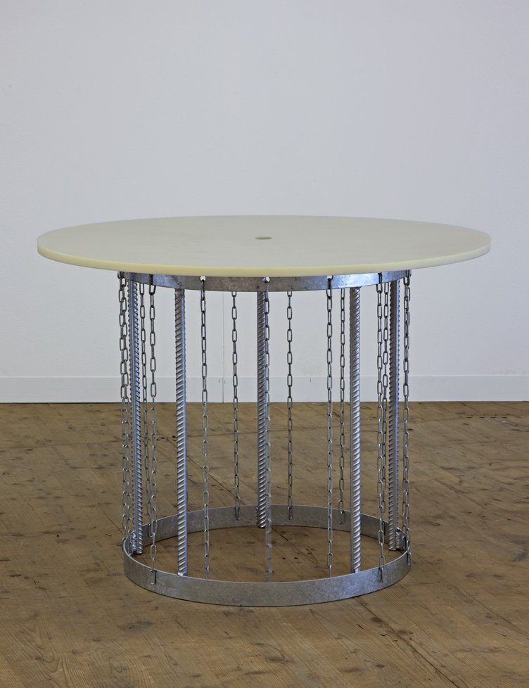Benjamin HirteUntitled, 2015Polyamid, galvanized steel70 cm (h)