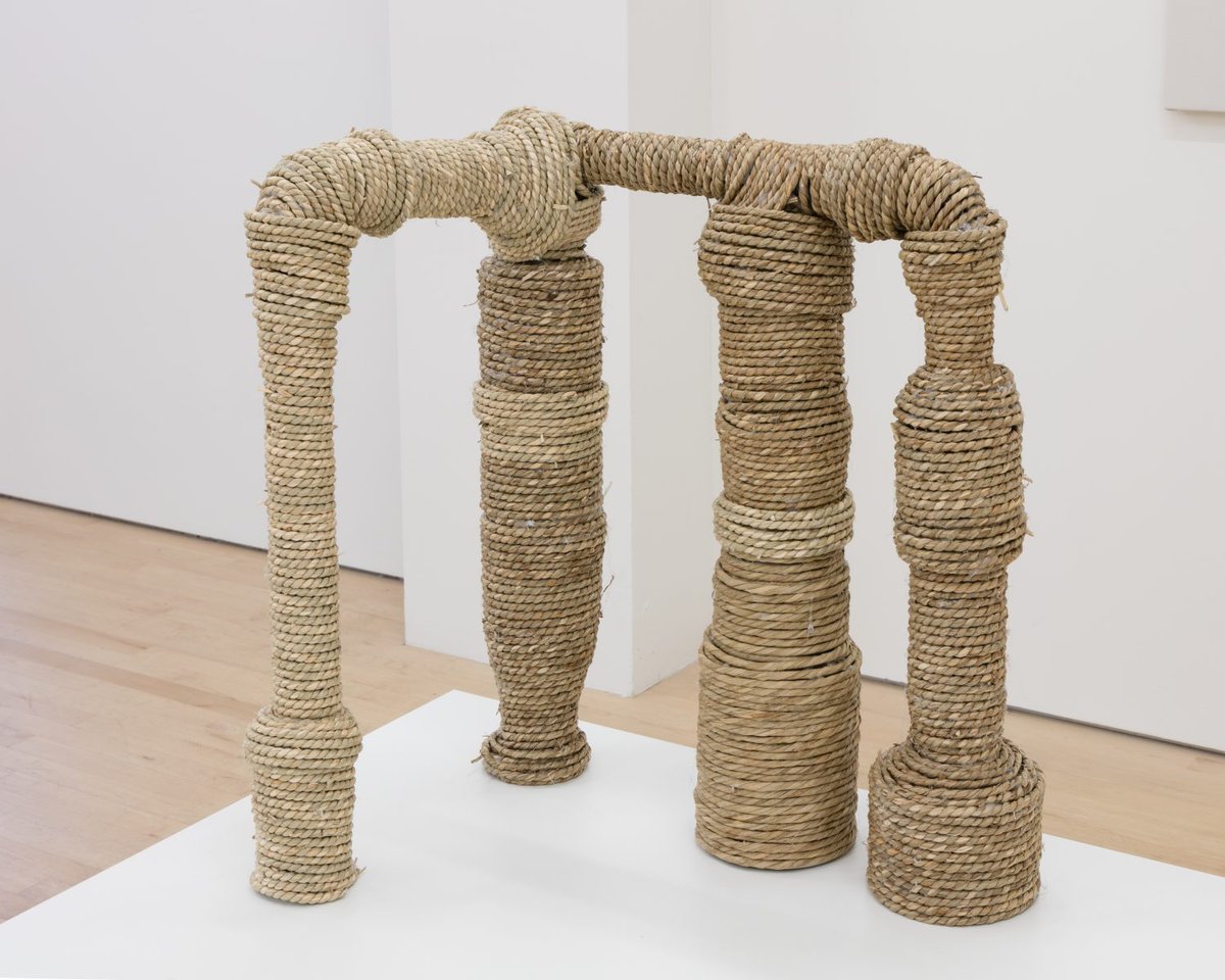 Benjamin HirteFactory, 2018Recycables, seagrass rope43.2 x 48.3 x 30.5 cmCondo New York, JTT, New York, 2018