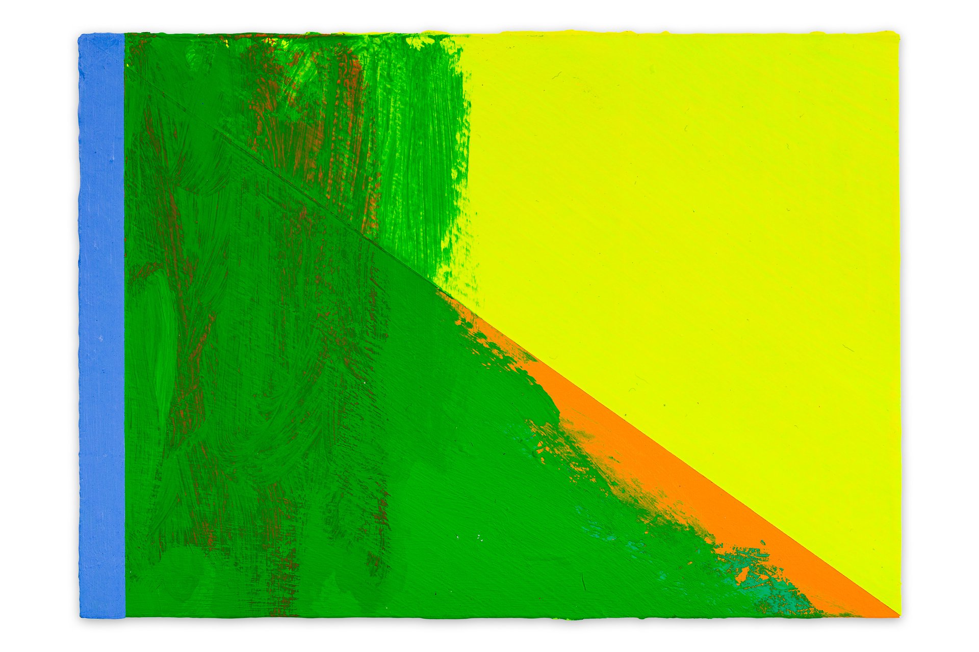 Nick Oberthaler#55 BF XII 22, 2022Acryl auf Papier10,5 x 14,8 cm