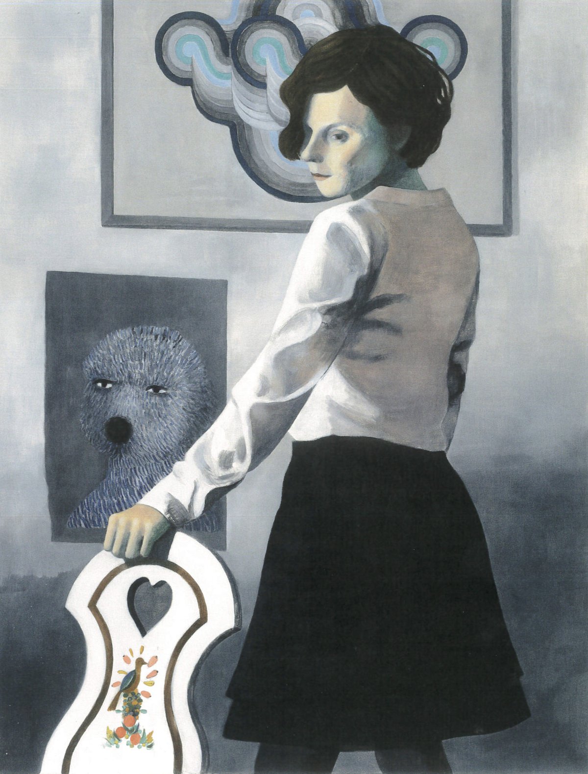 Birgit MegerleAmelie, Weissensee, 2010Tempera &amp; oil on canvas125 x 95 cm