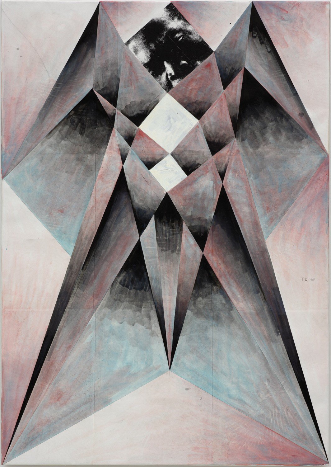 Tillman KaiserBoss Man, 2009Tempera, silkscreen on canvas190 x 135 cm