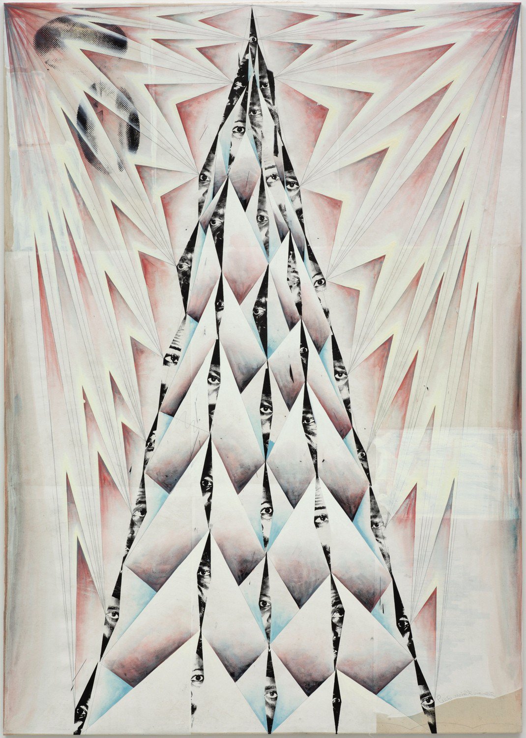 Tillman KaiserThe Summit, 2009Tempera, silkscreen on canvas190 x 135 cm