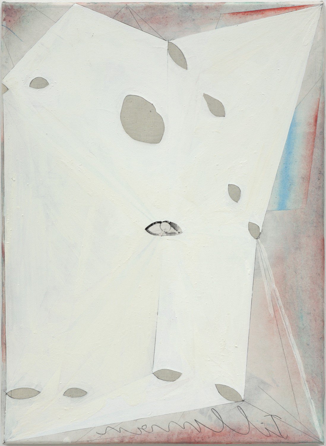 Tillman KaiserUntitled, 2009Tempera, silkscreen on canvas55 x 40 cm