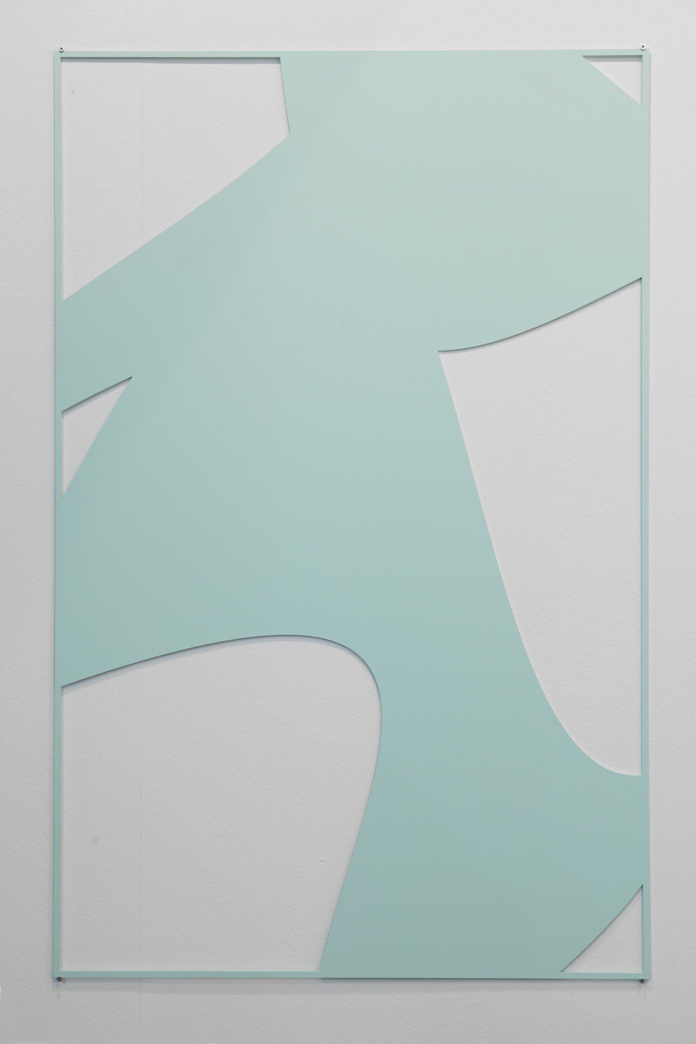 Andy BootUntitled, 2013Lacquer on cut metal structure140 x 90 cm
