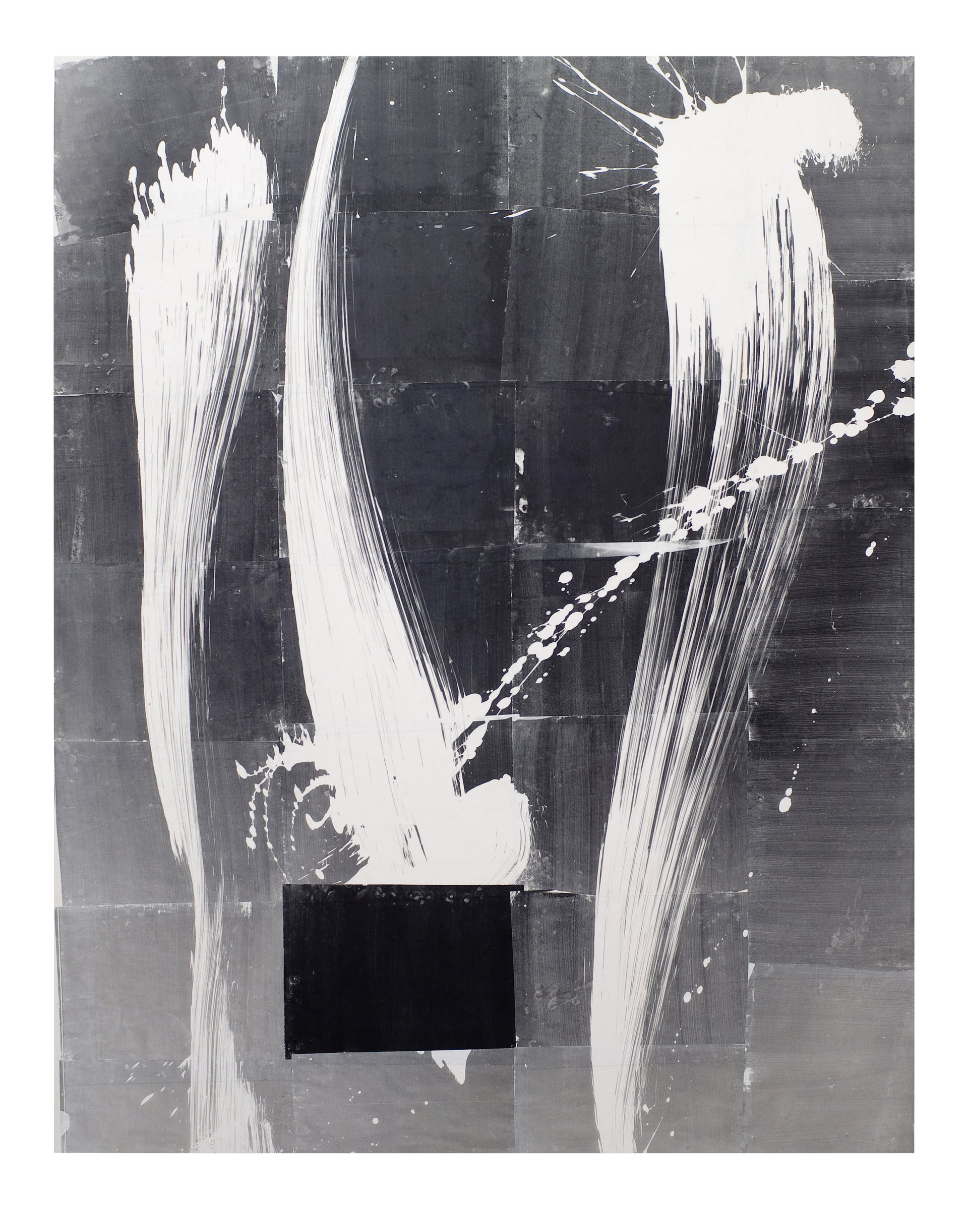 Tillman KaiserUntitled, 2016Photogram on paper on wood180 x 140 cm
