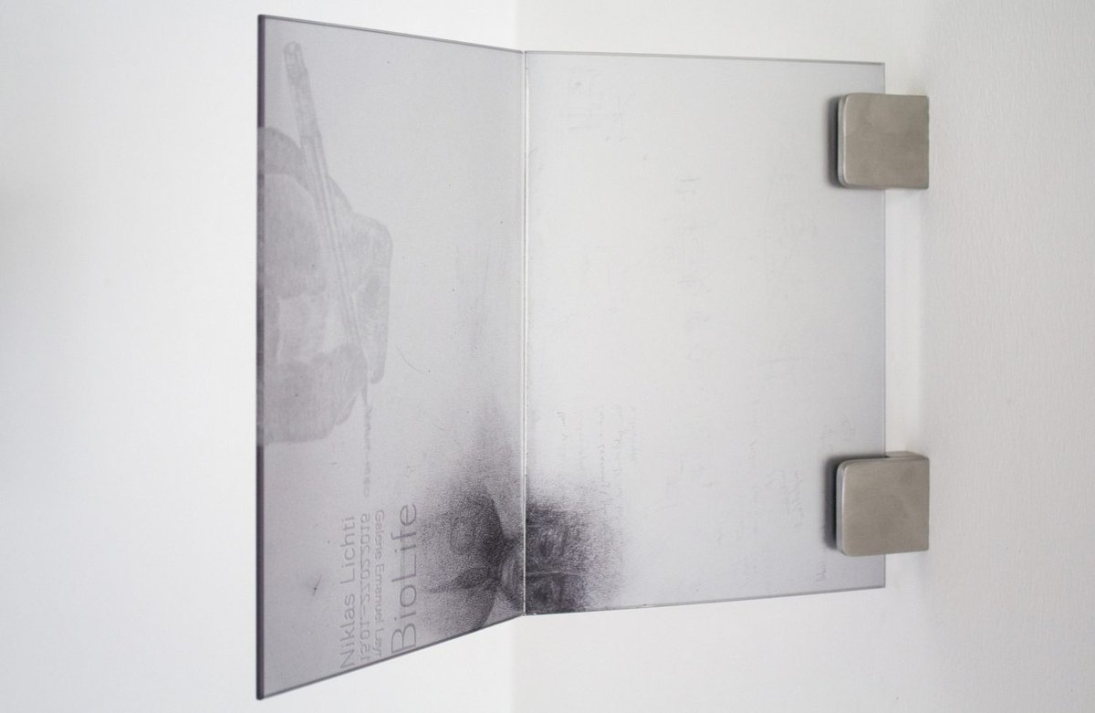 Niklas LichtiNonfiction 5, 2016Direct-print on glass, metal brackets25.1 x 32.2 x 6.7 cm